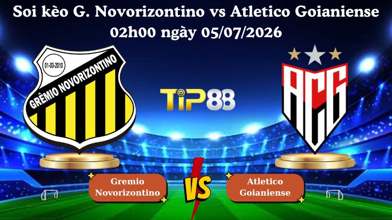 soi kèo Gremio Novorizontino vs Atletico Goianiense 02h00 ngày 05/07/2026