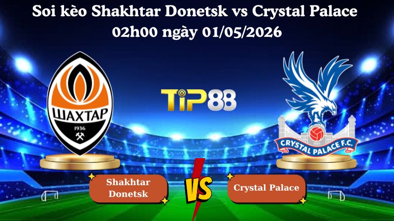 Nhận định soi kèo Shakhtar Donetsk vs Crystal Palace 02h00 ngày 01/05/2026