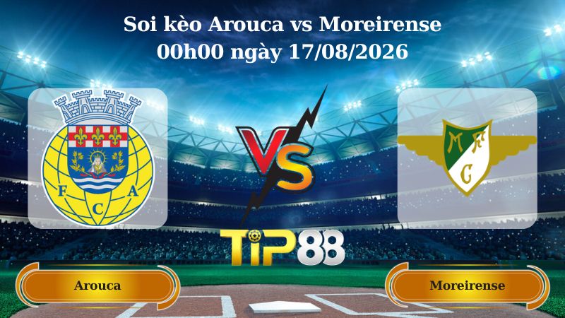 soi kèo Arouca vs Moreirense 00h00 ngày 17/08/2026