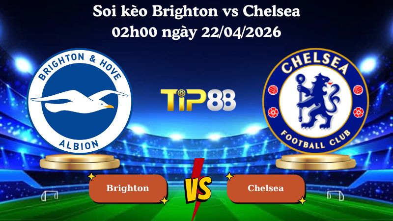 soi kèo Brighton vs Chelsea 02h00 ngày 22/04/2026