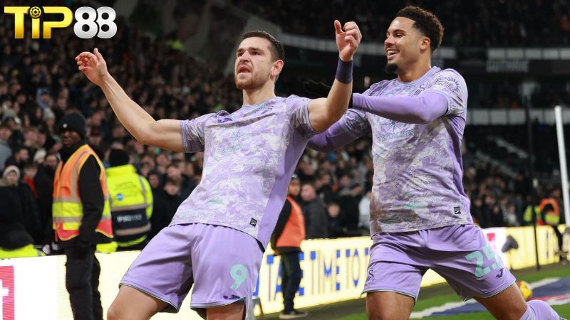 Lịch sử đối đầu giữa Derby County vs Swansea