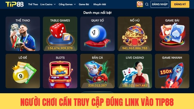 Lý do người chơi cần tìm link chính chủ vào nhà cái TIP88