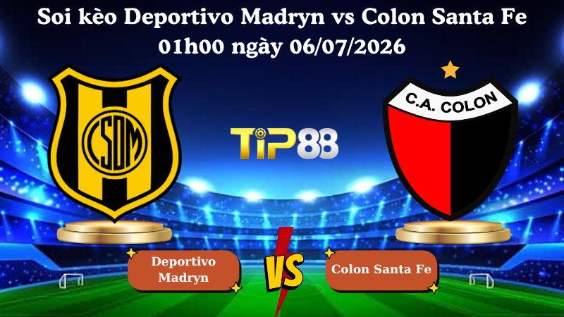 soi kèo Deportivo Madryn vs Colon Santa Fe 01h00 ngày 06/07/2026