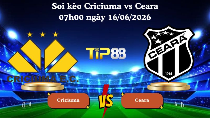 soi kèo Criciuma vs Ceara 07h00 ngày 16/06/2026