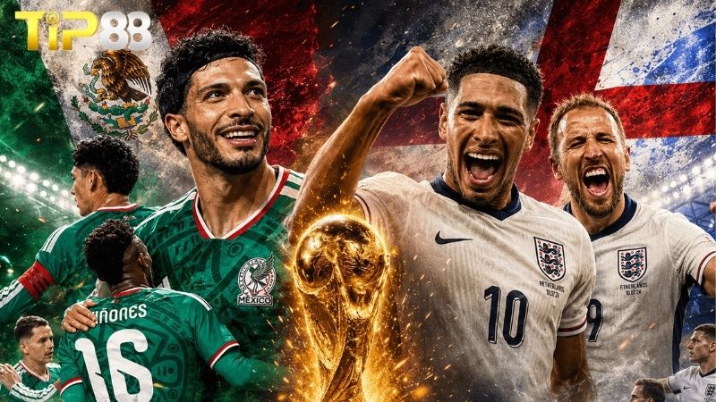 Lịch sử đối đầu giữa Mexico vs Anh