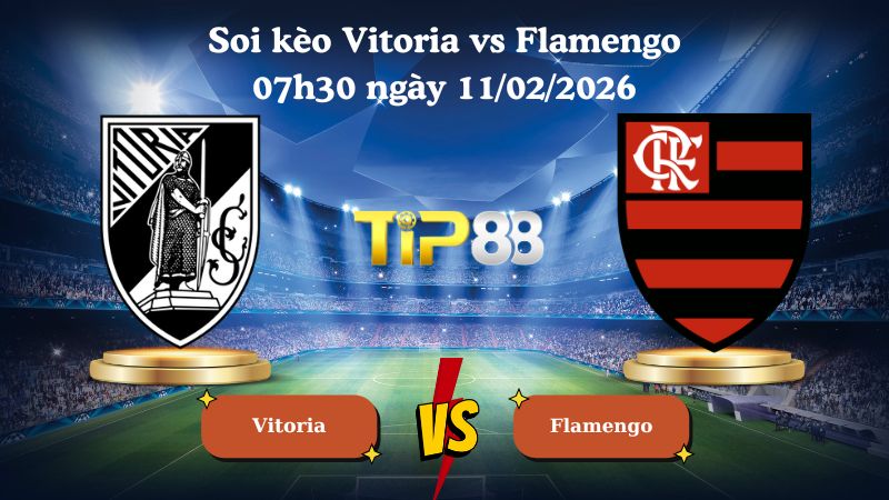 soi kèo Vitoria vs Flamengo 07h30 ngày 11/02/2026