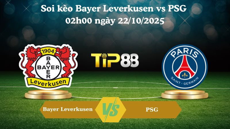 Soi kèo Bayer Leverkusen vs PSG 02h00 ngày 22/10/2025