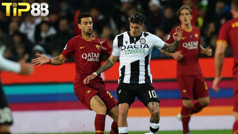 Lịch sử đối đầu giữa Udinese vs AS Roma