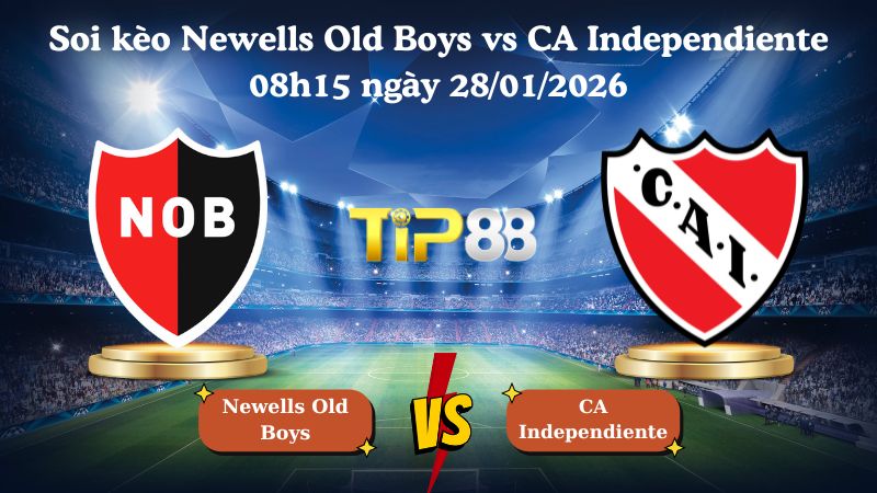 soi kèo Newells Old Boys vs CA Independiente 08h15 ngày 28/01/2026