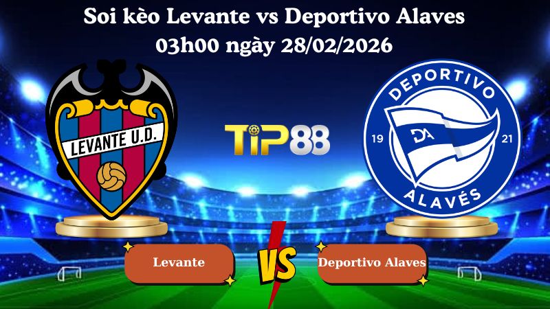 soi kèo Levante vs Deportivo Alaves 03h00 ngày 28/02/2026