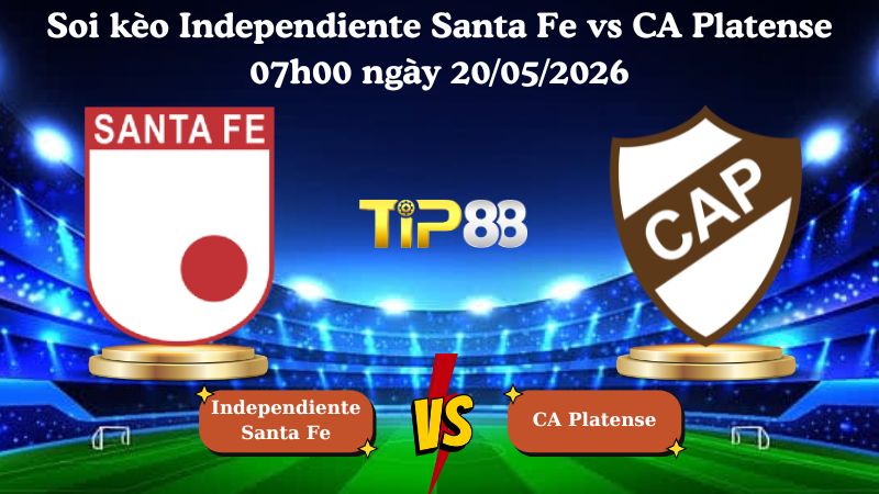 soi kèo Independiente Santa Fe vs CA Platense 07h00 ngày 20/05/2026