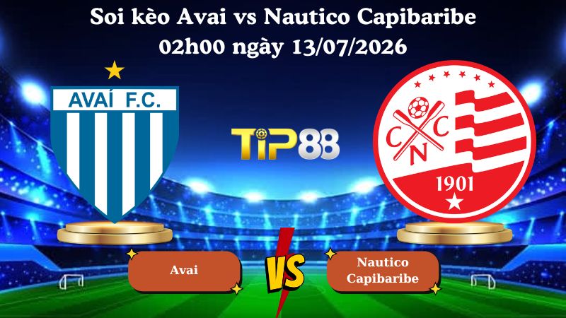 soi kèo Avai vs Nautico Capibaribe 02h00 ngày 13/07/2026