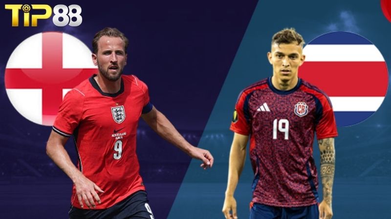 Lịch sử đối đầu giữa Anh vs Costa Rica