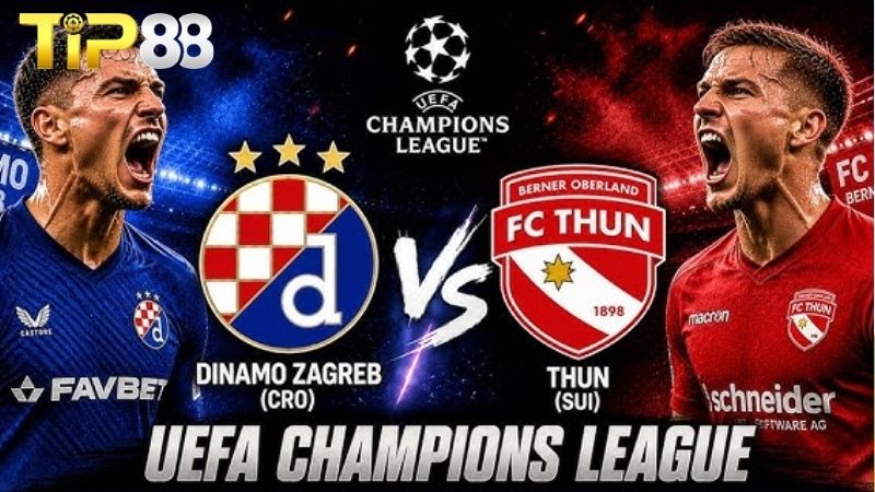 Lịch sử đối đầu giữa Dinamo Zagreb vs Thun