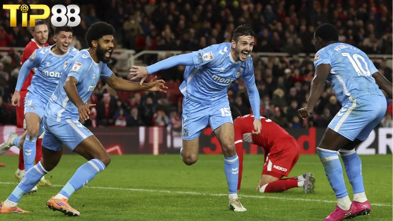 Lịch sử đối đầu giữa Coventry vs Middlesbrough