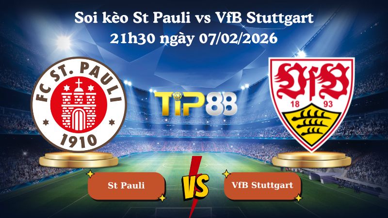 soi kèo St Pauli vs VfB Stuttgart 21h30 ngày 07/02/2026