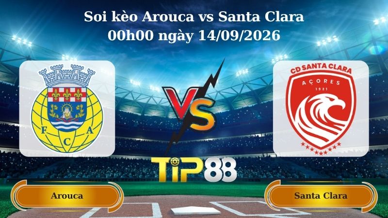 soi kèo Arouca vs Santa Clara 00h00 ngày 14/09/2026