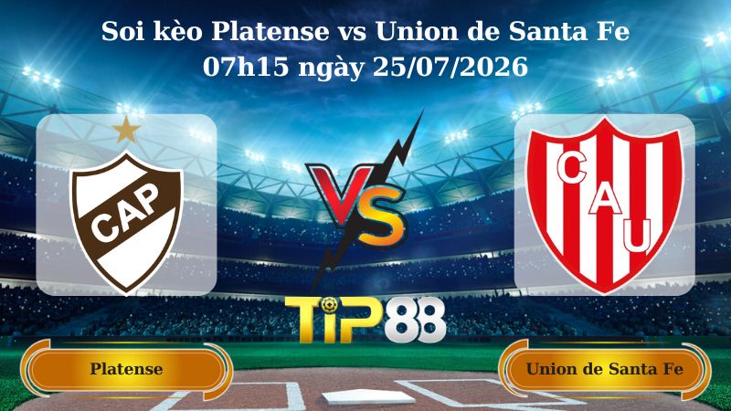 soi kèo Platense vs Union de Santa Fe 07h15 ngày 25/07/2026
