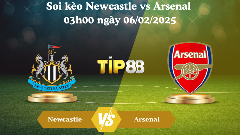 Nhận định soi kèo Newcastle vs Arsenal 03h00 ngày 06/02/2025 - League Cup TIP88