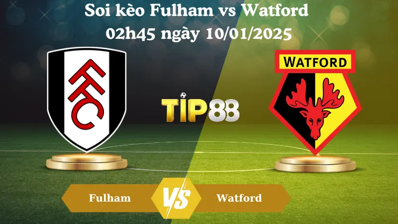 Nhận định soi kèo Fulham vs Watford 02h45 ngày 10/01/2025 - FA Cup TIP88