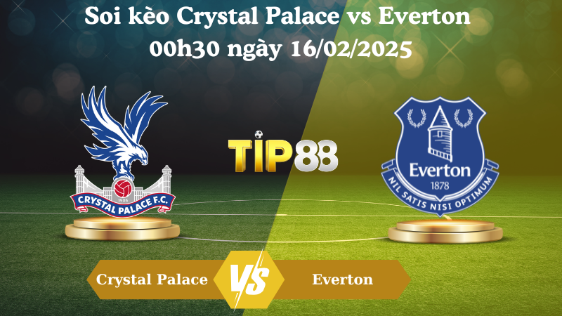 Nhận định soi kèo Crystal Palace vs Everton 00h30 ngày 16/02/2025 - Ngoại Hạng Anh TIP88