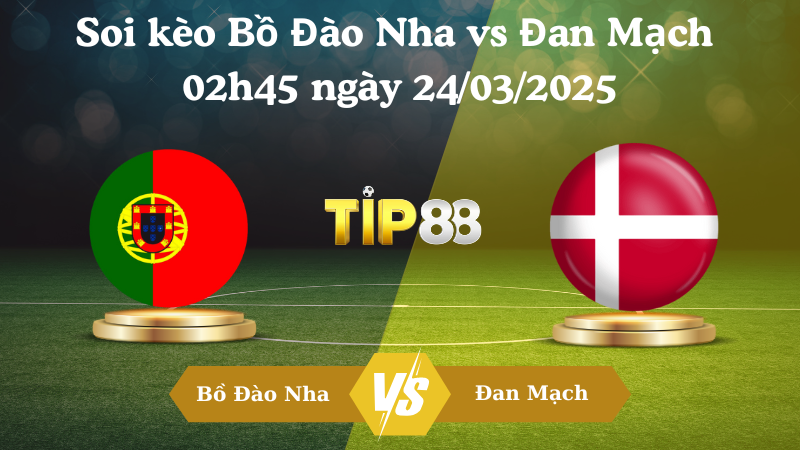 Nhận định soi kèo Bồ Đào Nha vs Đan Mạch 02h45 ngày 24/03/2025 - UEFA Nations League TIP88