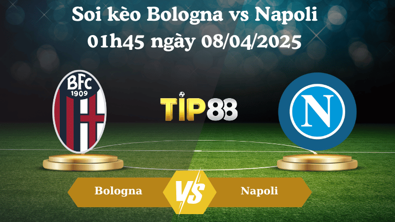 Nhận định soi kèo Bologna vs Napoli 01h45 ngày 08/04/2025 - Serie A TIP88