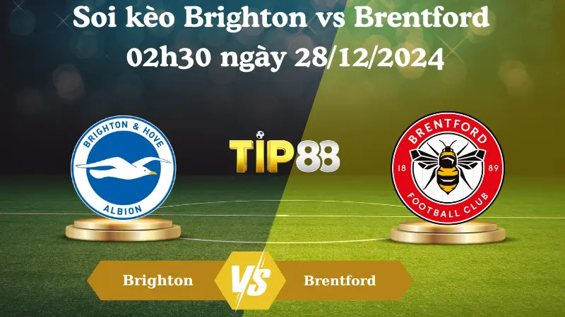 Nhận định soi kèo Brighton vs Brentford 02h30 ngày 28/12/2024 TIP88