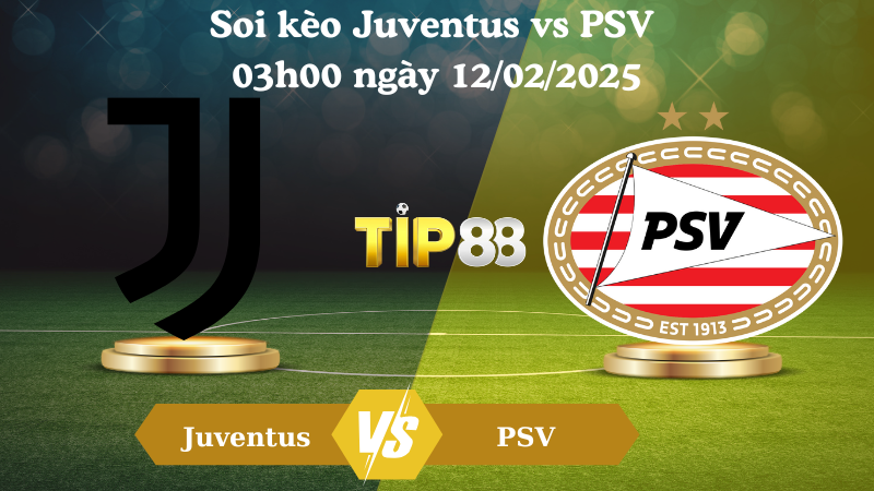 Nhận định soi kèo Juventus vs PSV 03h00 ngày 12/02/2025 - Champions League TIP88